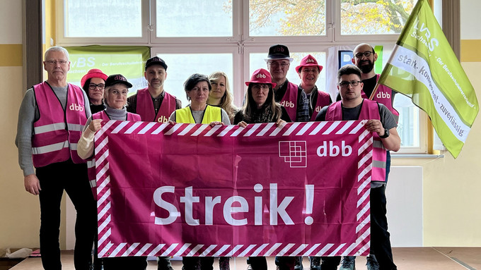 Am 27. und 28. November haben Berufsschullehrkräfte in Sachsen demonstriert