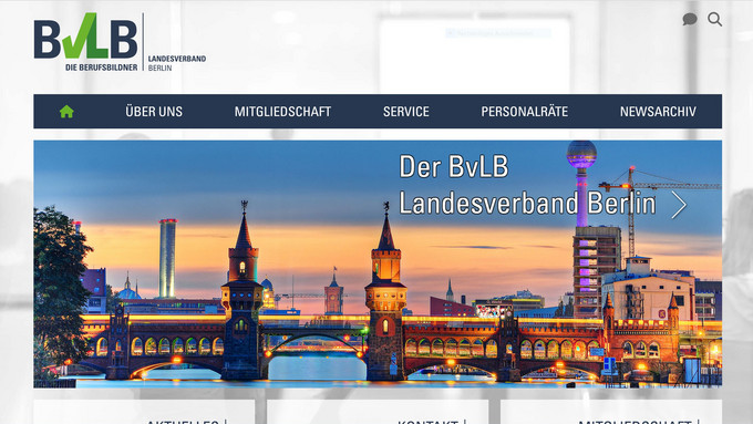 Neue Homepage des BvLB Landesverband Berlin
